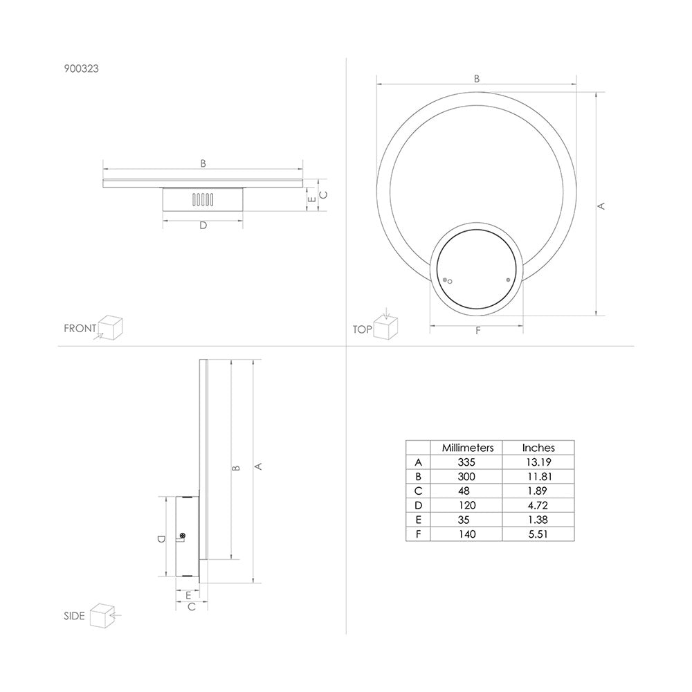 Plafoniera Moderna Parrapos-Z Led Acciaio Nero