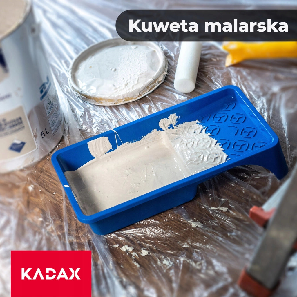 Vassoio per pittura grande KADAX 155x295 mm per rullo da pittura Contenitore per rullo da pittura