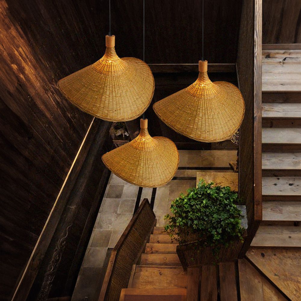 Lampada A Sospensione In Bambù APP1642-1CP 30cm