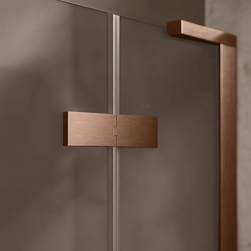 Cabina Doccia Rea Hugo Double 80x100 Copper Brush