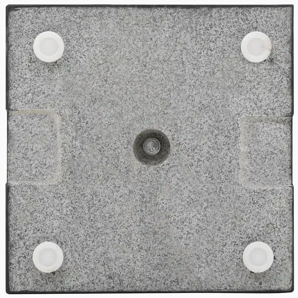 Base per Parasole in Granito 20 kg Quadrata Nera CFW2030717