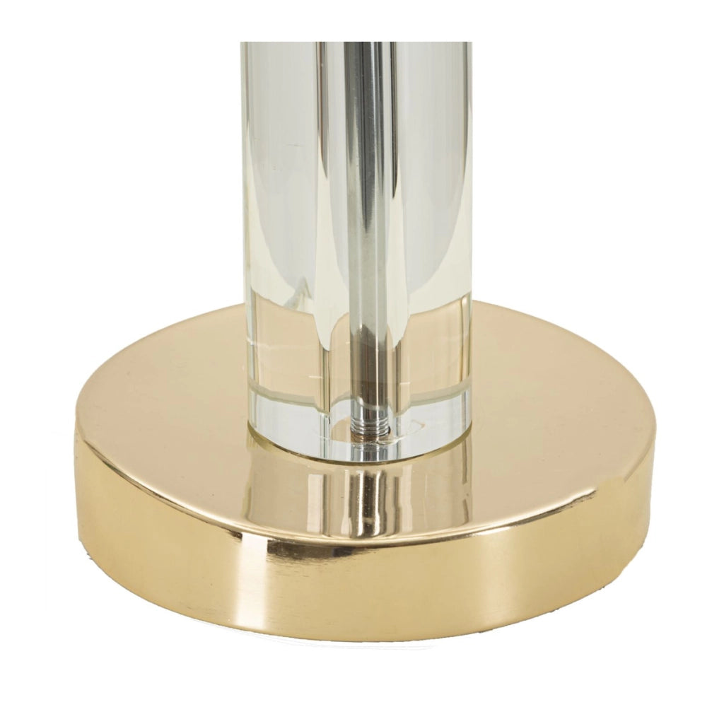 Lampada da Tavolo VKH154, Oro, Metallo, 30x30x52,5 cm