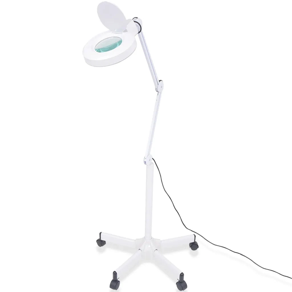 Lampada con lente d'ingrandimento da pavimento 110044