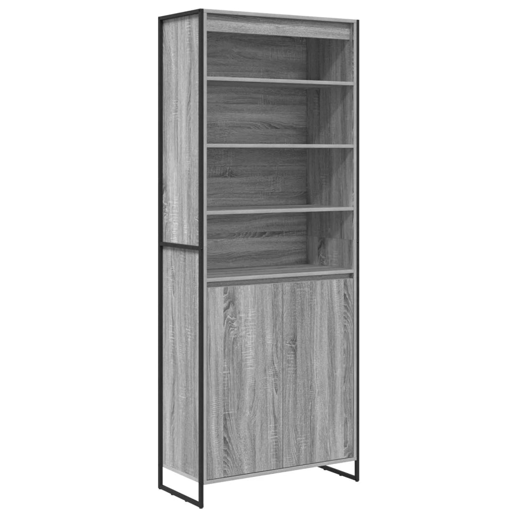 Armadi alti Grigio Sonoma 79 x 36 x 200 cm Legno multistrato 3403043