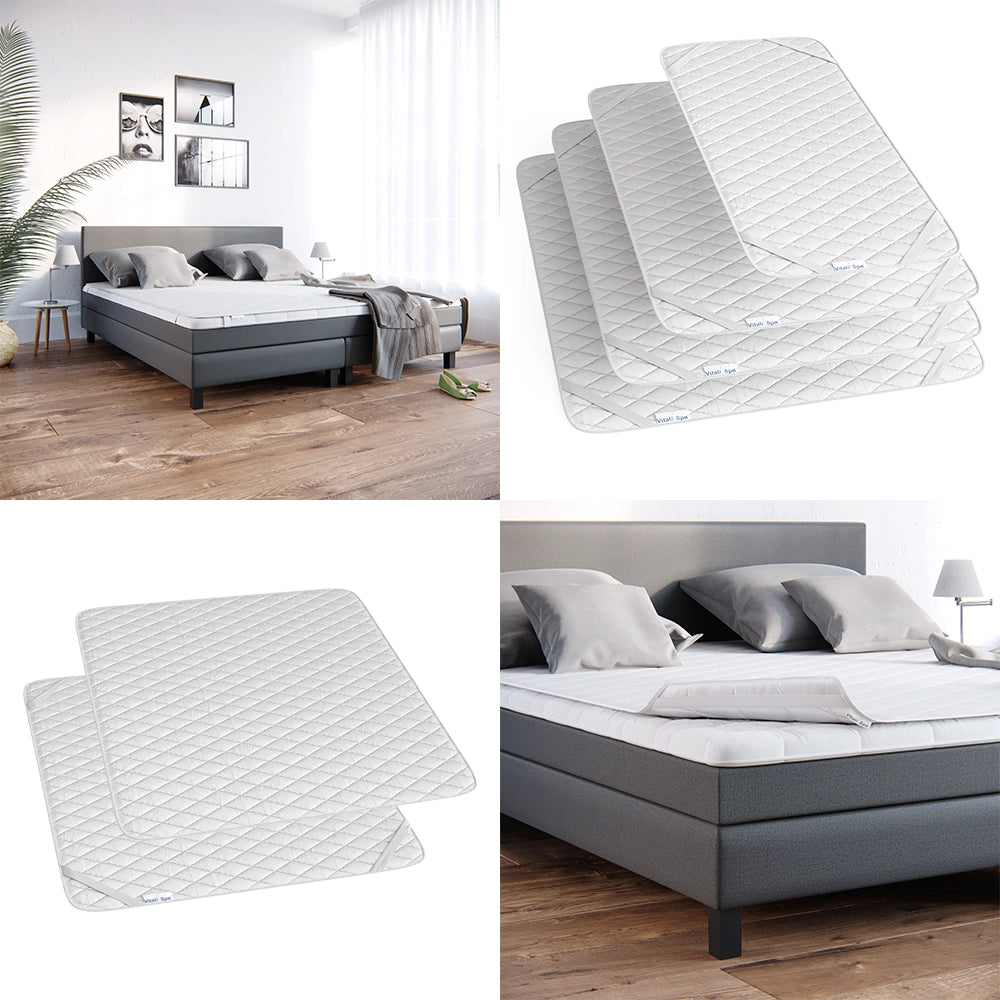 Vitalispa Сoprimaterasso Bianco 180 x 200 cm Cuciture