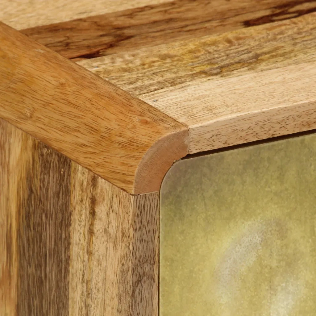 Mobile Porta TV in Legno Massello di Mango 120x30x45 cm 246340