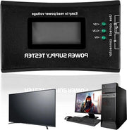 Tester di alimentazione digitale con schermo LCD - indicatore di alimentazione per ATX/ITX/IDE/HDD/SATA/BYI - tester di alimentazione 20/24 4/6/8 Pin.