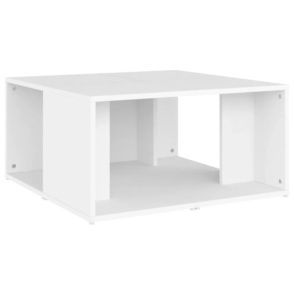 Tavolini da Salotto 4 pz Bianchi 33x33x33 cm in Multistrato cod mxl 16348