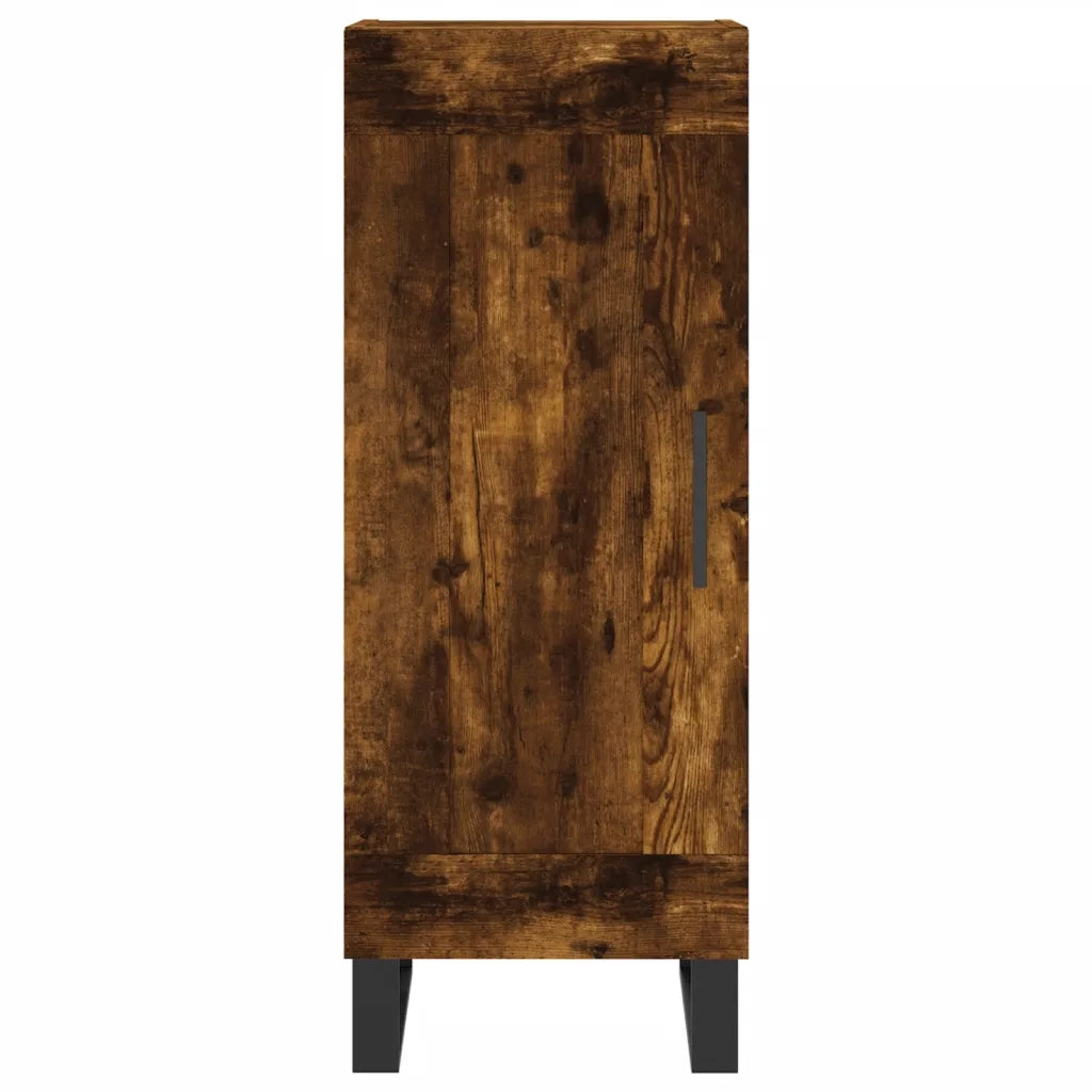Credenza Rovere Fumo 34,5x34x180 cm in Legno Multistrato 3199134