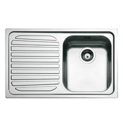 Lavello Smeg SP791S 79x50 cm 1 vasca con gocciolatoio sinistro inox