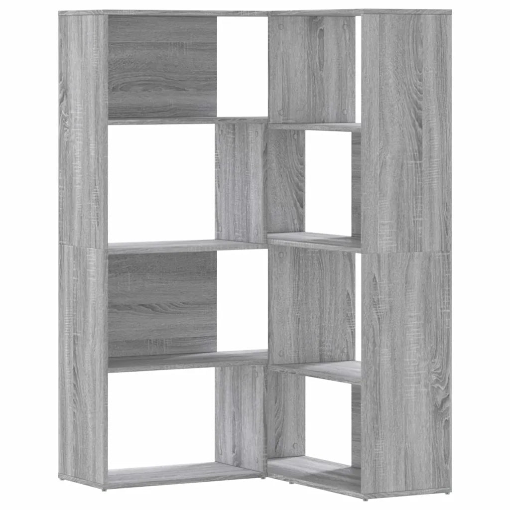Libreria a 4 Ripiani Grigio Sonoma 85x85x140 cm in Truciolare 3307815