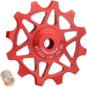 Pulley posteriore derailleur ceramica 12T/14T con denti a larghezza ridotta e guaina di riduzione per bicicletta da strada bicicletta da montagna MTB BMX