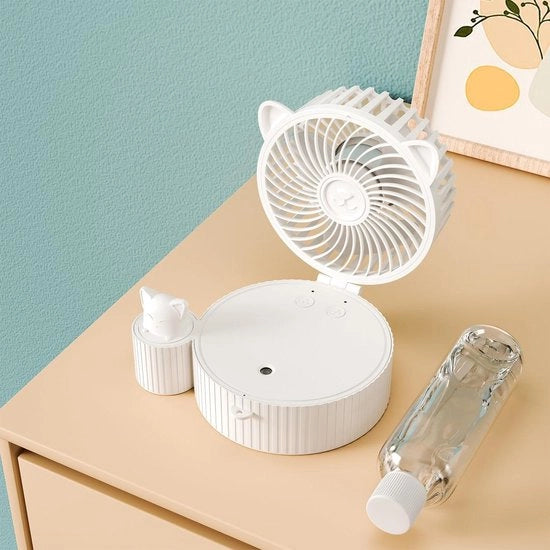 Ventilatore portatile silenzioso 6-21 ore mini ventilatore 3-traps ventilatore personale bevevole ventilatore - 4000 mAh, ventilatore manuale