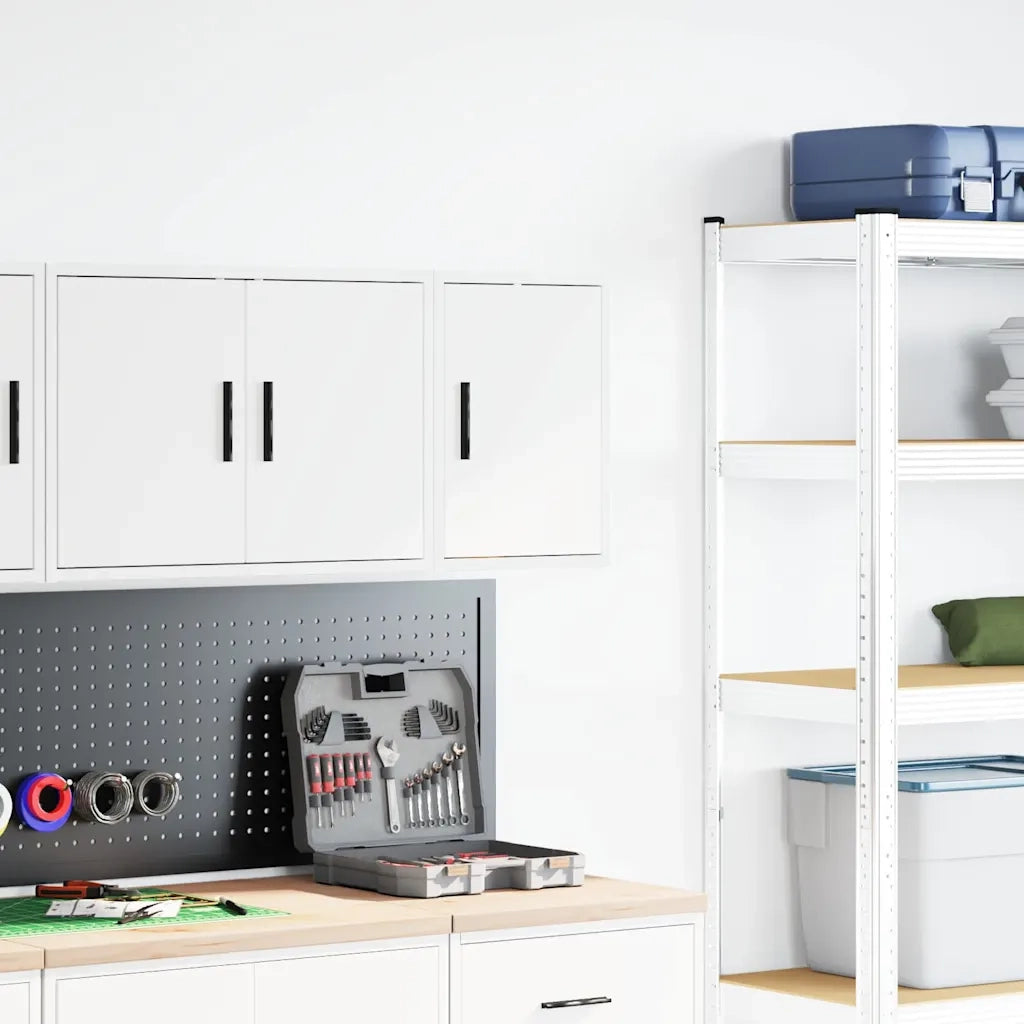 Pensile per Garage Bianco in Legno Multistrato CFW2439054
