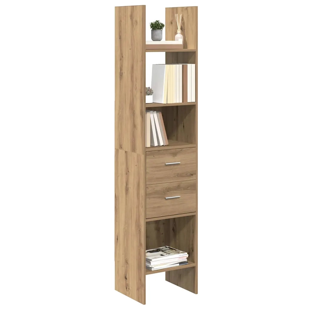 Armadio per Libri rovere artigianale 40 x 35 x 180 cm 875440