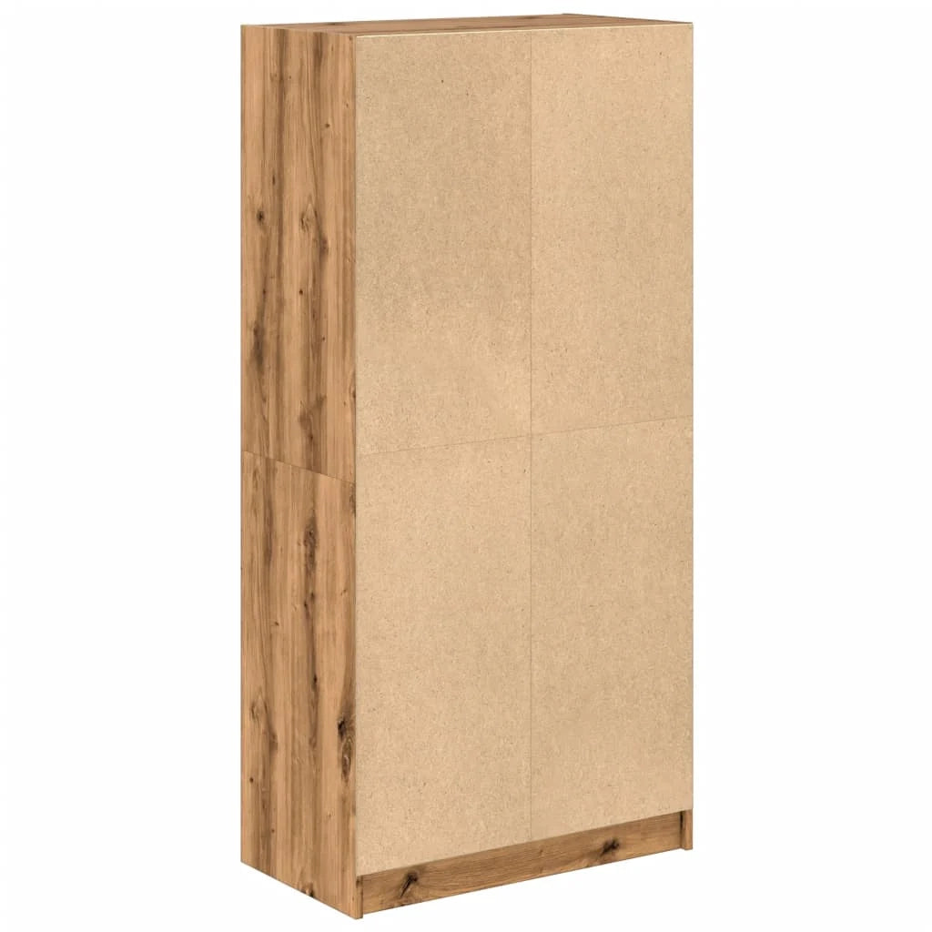 Buffet credenza cassettiera armadio mobile contenitore organizer cucina soggiorno salotto alto con ante fatto a mano legno ingegnerizzato marrone 02_0032229