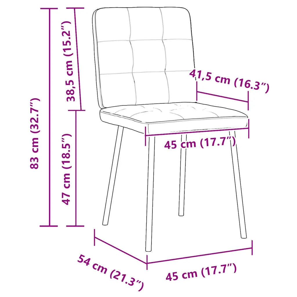 vidaXL Sedie da Pranzo 6 pz Grigio Chiaro in Velluto