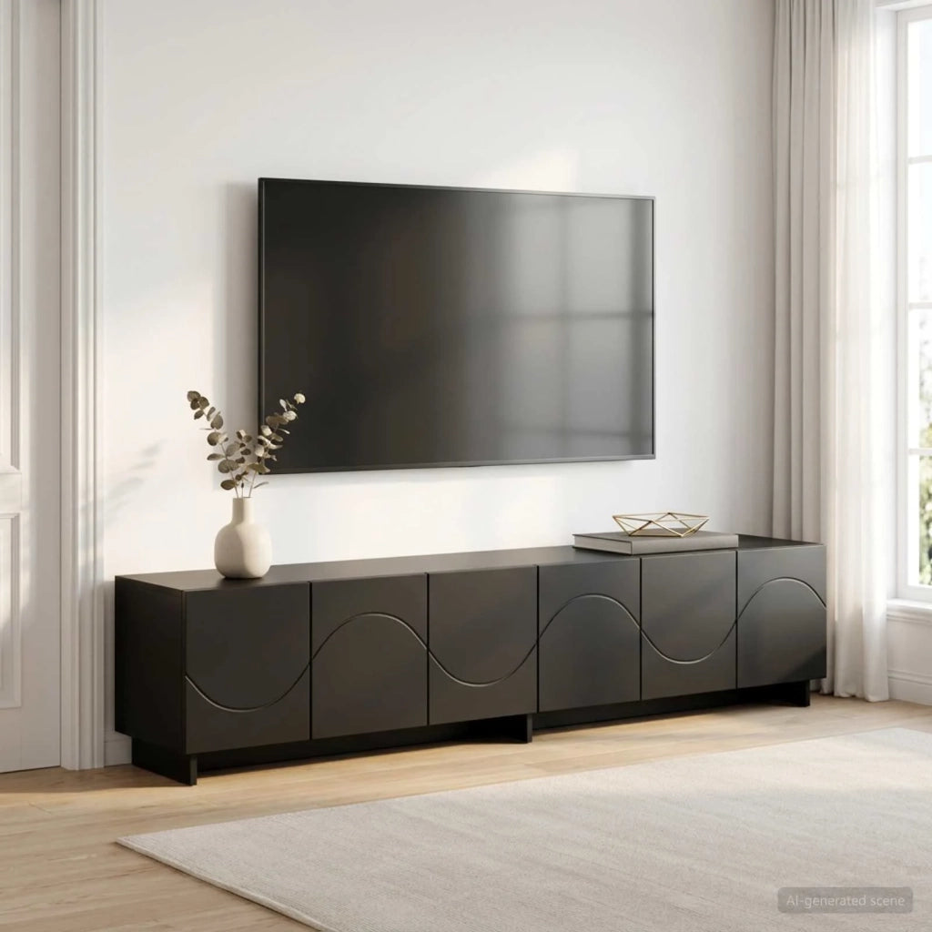 Supporto TV 179.5 x 34.5 x 40 cm Nero Legno ingegnerizzato 8011586