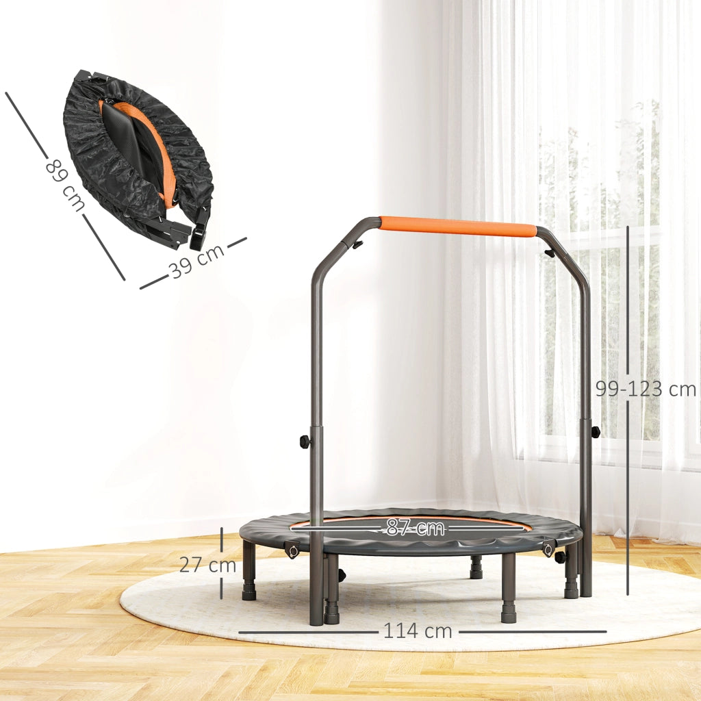 Letto Elastico Pieghevole ¨C Zephmum ¨C Nero e Arancione ?114 cm