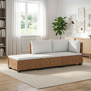 3 pz Set Lounge in Rattan con Cuscini GENDT Rattan naturale 3429876