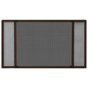 Zanzariera Allungabile per Finestre Marrone (75-143)x50 cm 149039