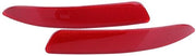 Riflettore posteriore per auto - Compatibile con E70 X5 2007-2013 - Scala ABS - Lente in PC - Coppia (sinistra + destra) - 21x3,5 cm - Riflettore
