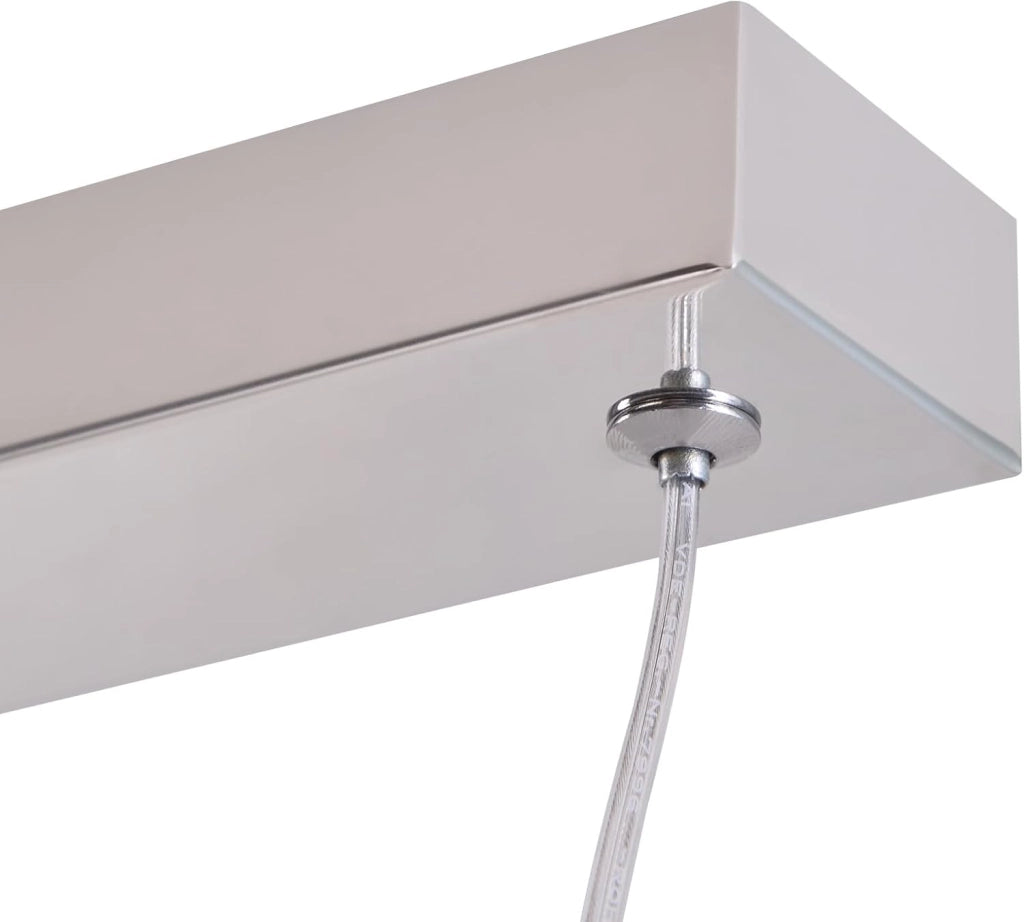 Lampada a sospensione ZMH per sala da pranzo 4 fiamme lampada a sospensione moderna vintage G9 cucina hotel