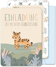 Carte di invito per compleanni dei bambini con buste personalizzate, invito colorato per festa di compleanno, dimensioni 105 x 148 mm, carte di invito per compleanni dei bambini