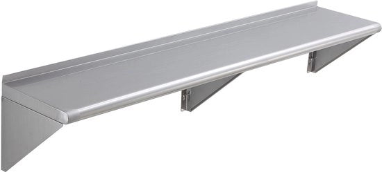 Kruidenrek da Parete - 1524x356x63 mm - appeso - mobile ripiano - 180 kg sostenibile - pannelli