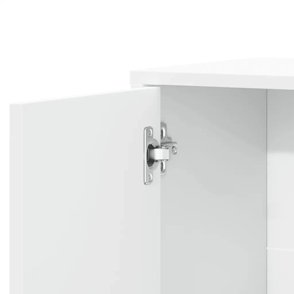 Credenze 2 pz | Madia | Buffet da pranzo | Armadio da pranzo Bianche 60x31x70 cm in Legno Multistrato