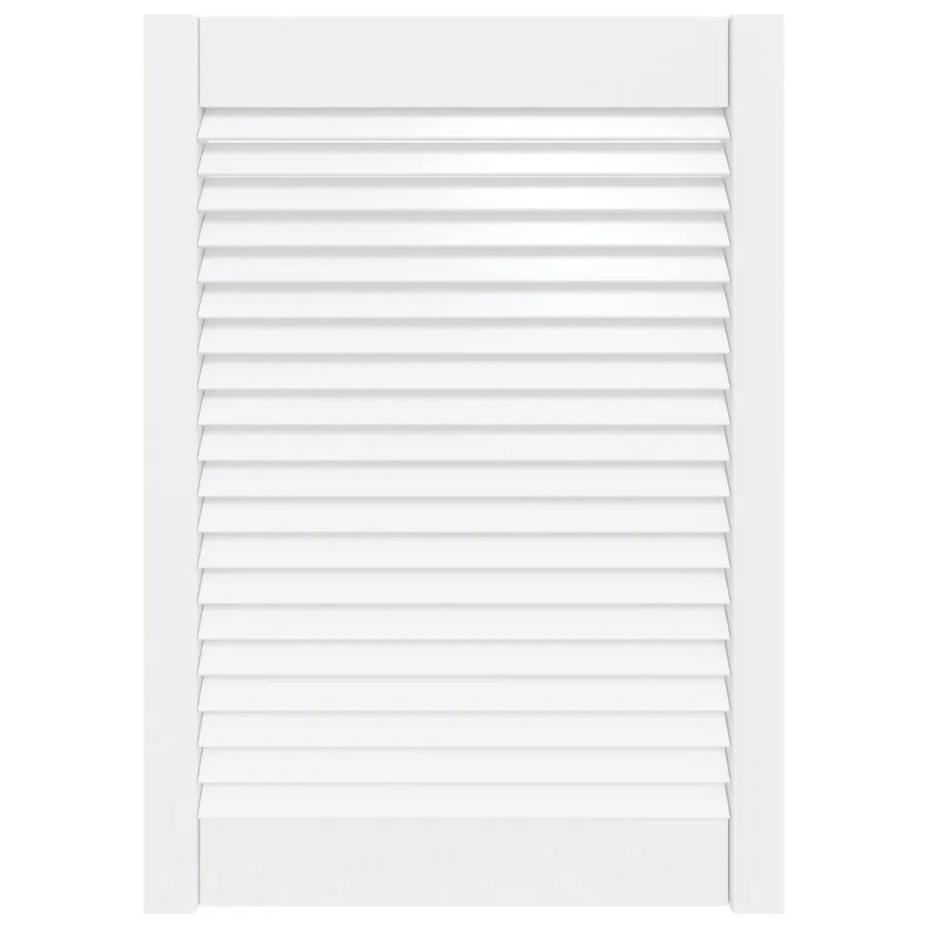 Anta a Lamelle in Legno Massello di Pino Bianca 69x49,4 cm cod mxl 56456