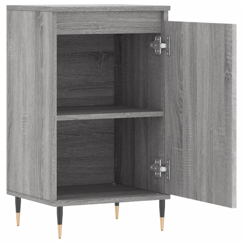 Buffet credenza cassettiera armadio mobile contenitore organizer cucina soggiorno Sonoma 40 x 35 x 70 cm legno ingegnerizzato grigio 02_0036359