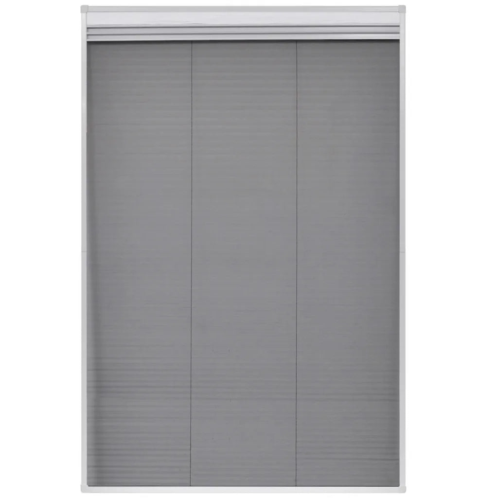 Zanzariera Plissettata in Alluminio 80x120 cm con Tendina  cod mxl 55065