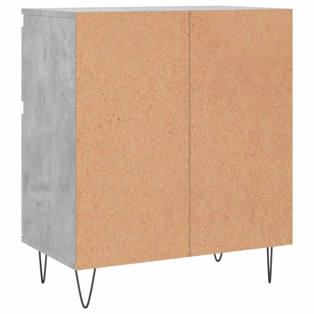 Buffet credenza cassettiera armadio mobile contenitore organizer per cucina soggiorno salotto 60 x 35 x 70 cm legno ingegnerizzato grigio 02_0031974