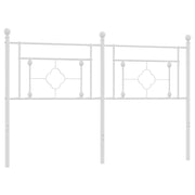 Testiera | Testata di Ricambio in Metallo Bianco 160 cm