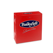 Bulkysoft tovagliolo rainbow 2 veli 38 x 38 colore rosso