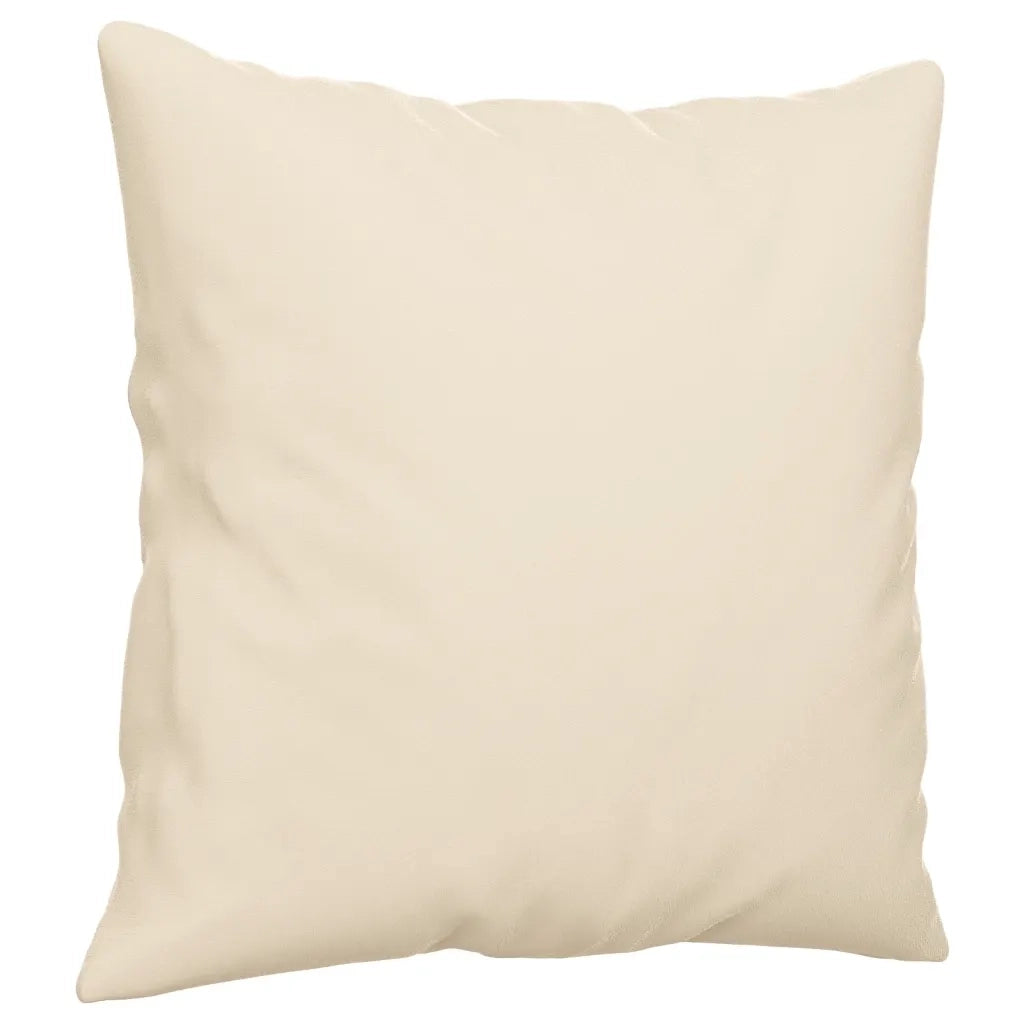 Divano a 2 Posti con Cuscini-Sofa 2 Posti con Cuscini Beige 140 cm Tessuto Microfibra