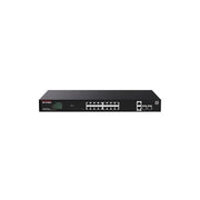 Switch ip-com g2220p-16-250w 18p gigabit ethernet+2p sfp di cui 16p poe max output per porta 30w- totale 230w cloud managed