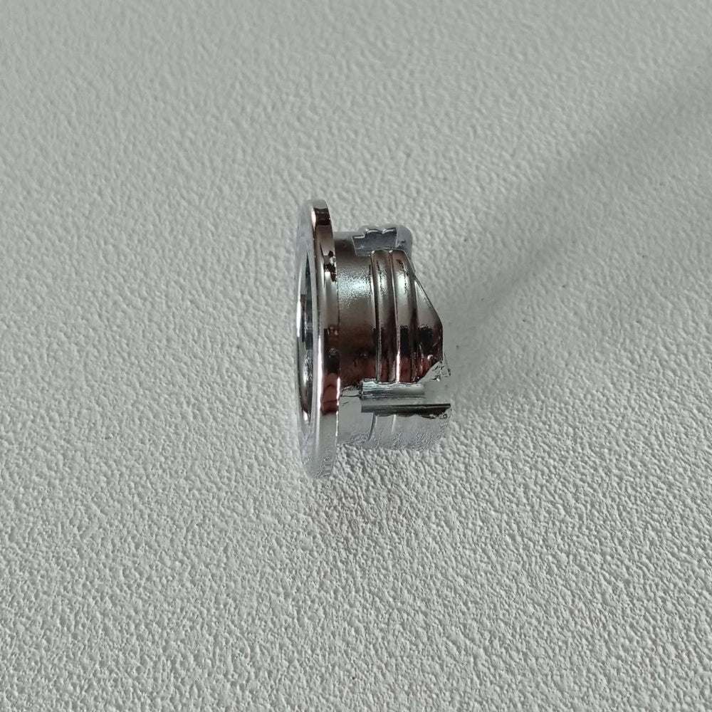 Ghiera anello cromato per fori da 24mm per troppo pieno lavabo e bidet - 2pz
