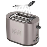 Black and Decker BXTOA901E Tostapane 2 Fette 900 W 7 Livelli Doratura Funzione Scongelamento colore Acciaio Inox