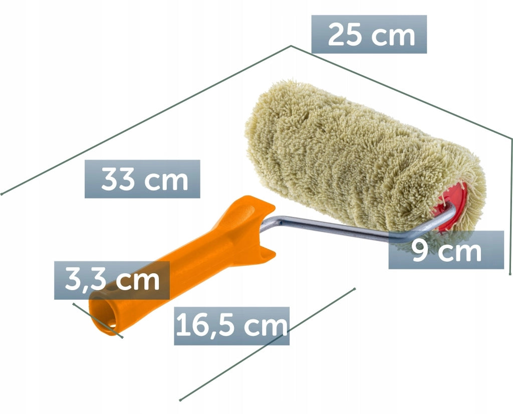 Rullo di ricambio KADAX da 20 cm per dipingere pareti e soffitti.