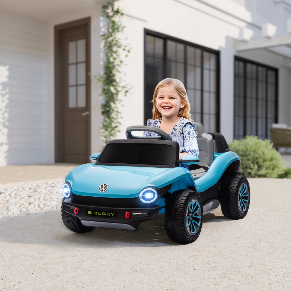 Auto elettrica per bambini Volkswagen E-Buggy ¨C zephmum ¨C 12V telecomando blu