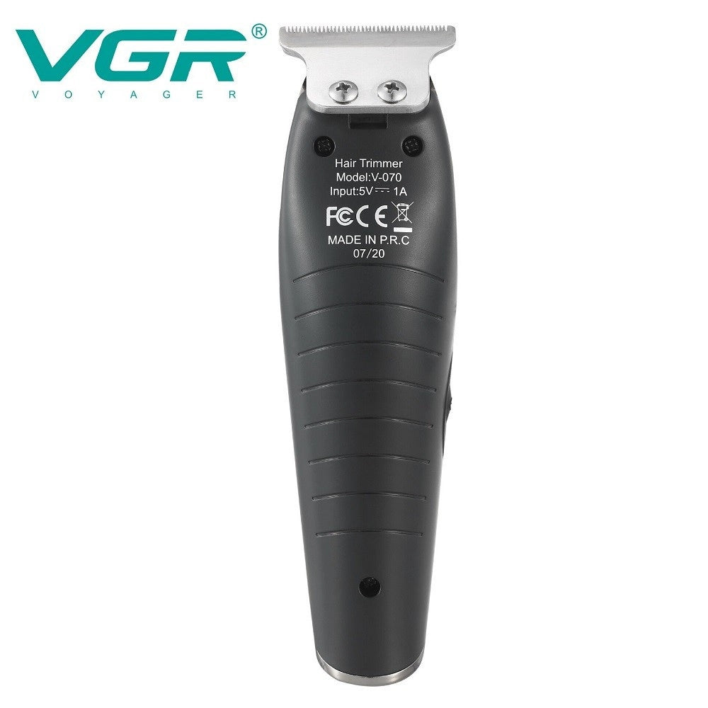 Tagliacapelli Tagliabarba Professionale Ricaricabile Usb Trimmer Display V-070