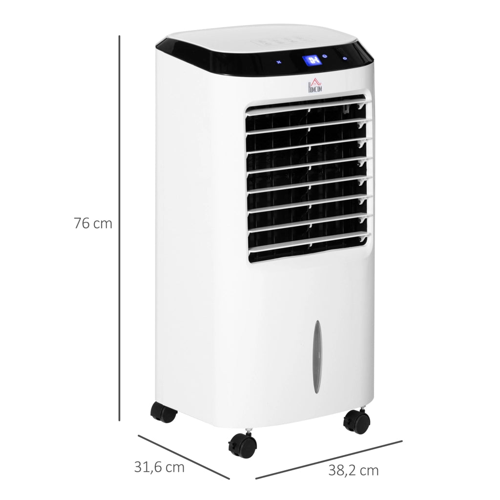 Climatizzatore Portatile 4 in 1 ¨C zephmum ¨C Bianco e Nero 38.2x31.6x76 cm