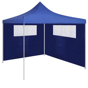 Parete con Finestre per Gazebo 6x2 m Blu CFW4889130