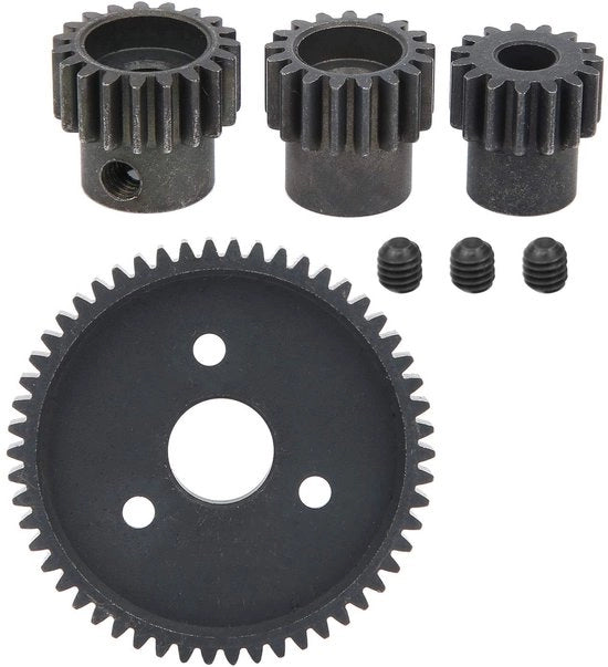 Accessori RC per auto 1/10 - Tandem 54T in acciaio duro - Estremamente resistente - Duraturo - Per RC auto accessori