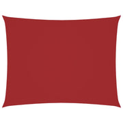 Parasole a vela | Telo Ombra | Vela da ombra Oxford Rettangolare 3,5x5 m Rosso
