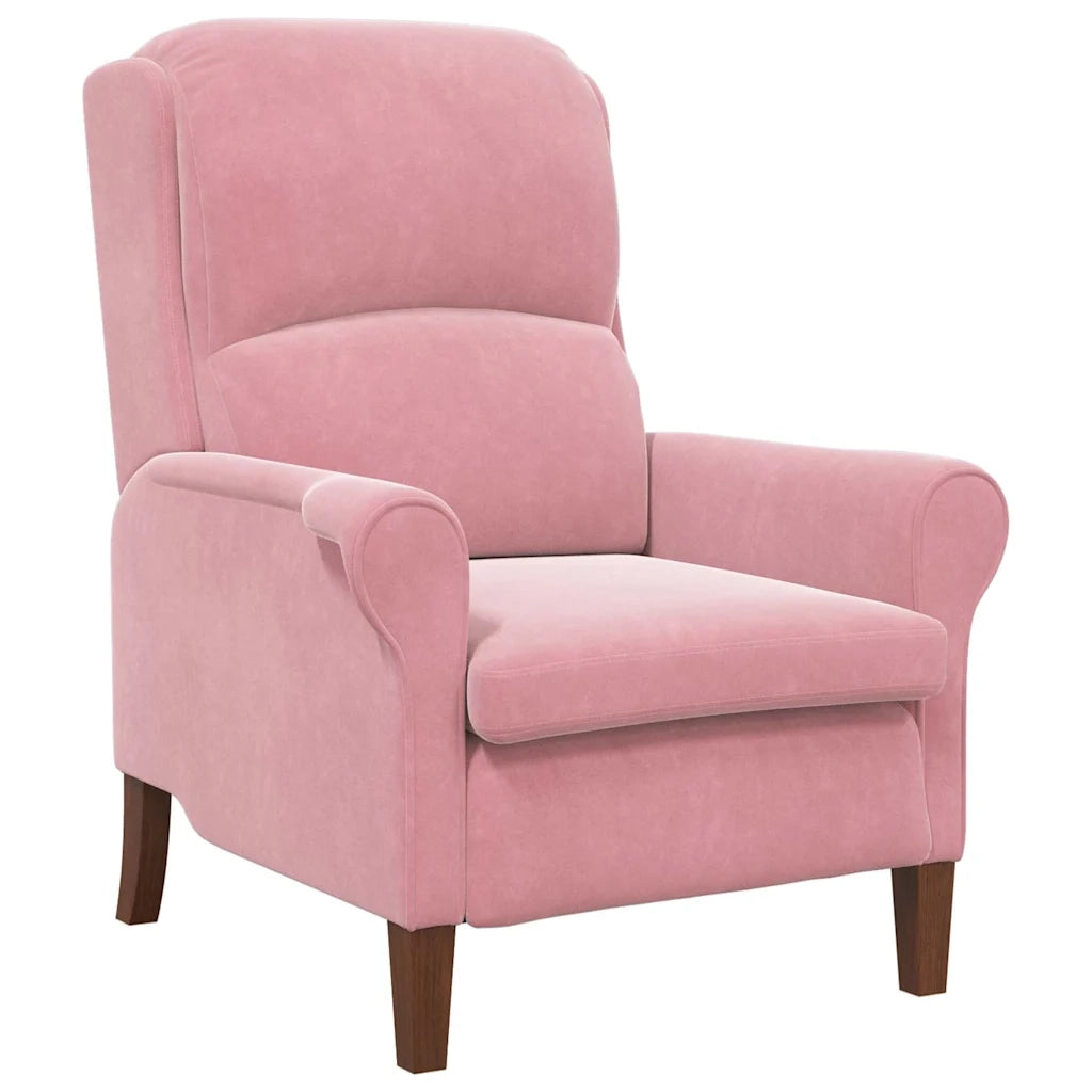 Divano Sedia-Poltrona Rosa Velluto 635405