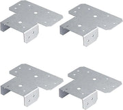 Connettori a forma di T per palane - coperchi regolabili per palane - 2 set - adatti per palane 4x4 e 4x6