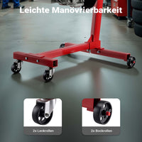 Cavalletto per motore Supporto Sostegno motore 450 kg